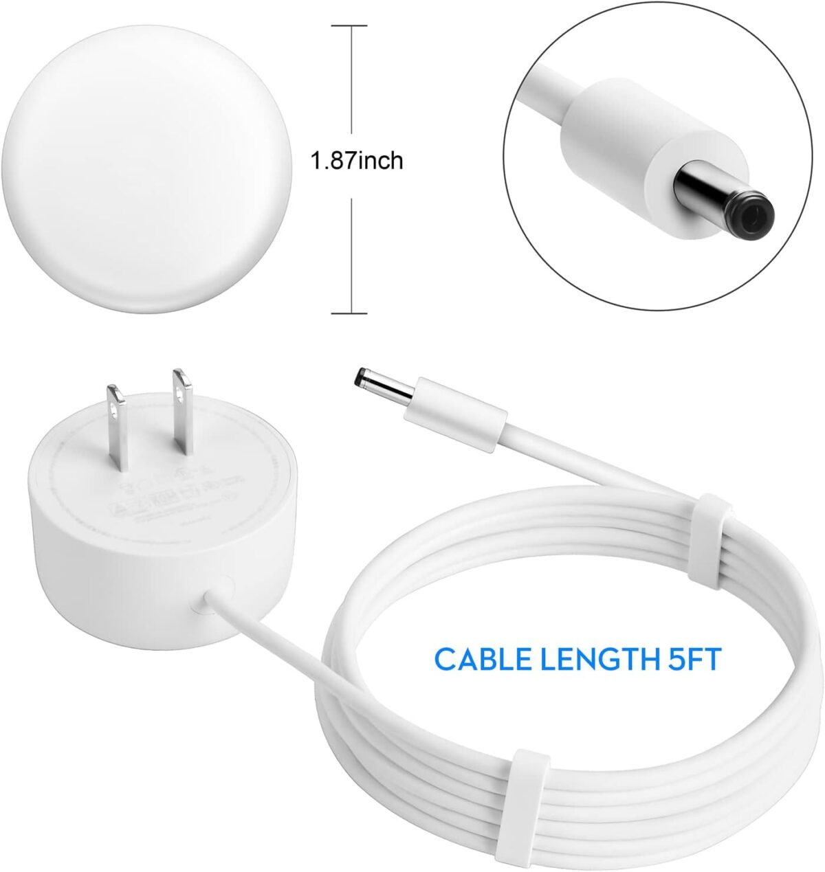 AC Power Adapter G1028 14V 1.1A 15W for Google Home Hub, Nest Hub, Nest Mini - Image 3