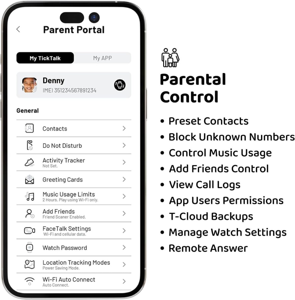 TickTalk 5 - Kids Smart Watch with GPS Tracker, Video Calling, SOS, & Parental Controls | Smartwatch with Free Music, Texting, Kid Phone Call and Text, Boys & Girls - 4G Smart Watch for Kids 3-12 - Image 6