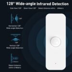 Zigbee Smart Motion Sensor: Wireless PIR Indoor Motion Detector with App Alerts, Tuya Zigbee Hub Required, Smart Home Security Burglar Alarm for Home Automation, Compatible with Alexa (1Pack) - Image 5