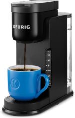 Keurig K-Express Coffee Maker, Single Serve K-Cup Pod Coffee Brewer, Black, 12.8” L x 5.1” W x 12.6” H & Travel Mug Fits K-Cup Pod Coffee Maker, 1 Count (Pack of 1), Stainless Steel - Image 3