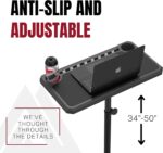 KOM Cycling Media Display - Indoor Cycling Desk for Bicycle Trainer - Bike Desk Creates Rad Indoor Cycling Pain Cave - Perfect for Displaying Zwift, TR, and Wahoo SUF! - Image 4