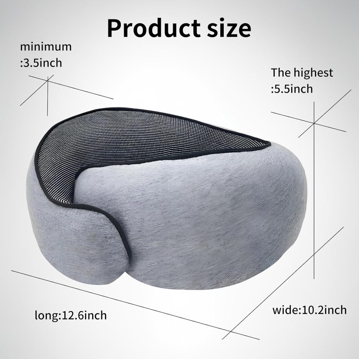 New Neck Pillow for Travel Pillows Airplanes Traveling bitmore Travel dreamshore Turtle Reduce Neck Shoulder Back discomfort Caused Pillows for Extra Luggage Sleeping Travel Car Office. - Image 8