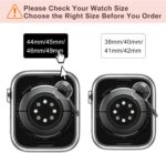 EPULY Compatible with Apple Watch Band 44mm 45mm 46mm 49mm,Stainless Steel Mesh Loop Magnetic Clasp for iWatch Ultra Series 10 9 8 SE 7 6 5 4 3 2 1Women Men -49/46/45/44mm Black - Image 3