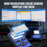 OBDResource Full Systems Heavy Duty Truck Scanner Tool HDOBD/EOBD/OBD2 Automotive Scanner Diagnostic Tool for Truck & Car 2 in 1 Code Reader for Most 12V 24V Diesel Vehicles - Image 6