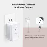 TP-Link AV1000 Powerline Ethernet Adapter Kit (TL-PA7017P KIT) - Passthrough, Noise Filtering, Gigabit Port, Plug Pair & Play, Network Adapter - Image 3