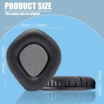 Replacement Earpads for Corsair Void & Corsair Void Pro Wired & Wireless Gaming Headsets. Noise Canceling Headset Cushions with Soft Protein Leather, Ear Cups Cover Repair Parts.Black - Image 3