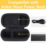 co2CREA Hard Case Compatible with Anker 621 Nano Power Bank 5,000mAh 12W Portable Charger, Black Case - Image 4