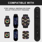 Ankle Band Strap Compatible with Fitbit Flex One/2/Inspire HR/Charge 2 3/Alta HR/Zip/Garmin Vivofit/2/3/4/JR Fitness Tracker, Adjustable Sport Workout Ankle Band Strap for Men and Women (Large) - Image 4