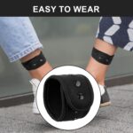 Ankle Band Strap Compatible with Fitbit Flex One/2/Inspire HR/Charge 2 3/Alta HR/Zip/Garmin Vivofit/2/3/4/JR Fitness Tracker, Adjustable Sport Workout Ankle Band Strap for Men and Women (Large) - Image 5
