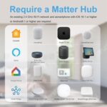 Amysen Matter Smart Plug,Smart Plugs Compatible with Alexa, Apple Home, Siri, Google Home, SmartThings, Smart Outlet 10A/1250W Max, Matter Smart Home , APP Remote Control, 2.4G Wi-Fi Only, 4Pack - Image 3
