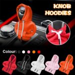 AUCELI Car Gear Shift Hoodie, 2PCS Funny Shirt Sweater Vehicle Shifter Stick Protector, Automotive Interior Gearshift Cover Decoration Accessories, Universal for SUV, Sedan, Truck (Black) - Image 6
