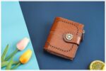 Lavemi Womens Leather Wallet Small Compact RFID Blocking Credit Card Case Purse with Zipper Pocket - Image 6