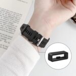 22MM Band Keepers Compatible with Garmin Fenix 5/6/7/8 Watch Bands, 8 Pack Silicone Replacement Fastener Rings Watch Band Loop/Holder/Retainer - Image 4