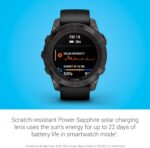 Garmin fēnix 7 Pro Sapphire Solar, Multisport GPS Smartwatch, Built-in Flashlight, Solar Charging Capability, Black - Image 5