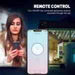 Smart in-Wall Outlet with 2 Individually Controlled Outlets, Tamper Resistant, 2.4 GHz Wi-Fi, Compatible with Alexa Only, Black, 2Pack… - Image 3