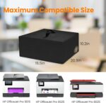 Printer Dust Cover for HP 9025/8025/8035/9015 Wireless Printer - Waterproof Anti-Static Dustproof Cover, Foldable 20.9x16.5x10.2in with Handle (300D Oxford Fabric) for Office and Home - Image 3
