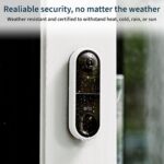 Arlo Essential Wired Video Doorbell - HD Video, 180° View, Night Vision, 2 Way Audio, Black - AVD1001B - Image 3