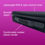 ANALOG CASES Logitech G910 / G613 Gaming Keyboard Case, fits Corsair K70 / K100 / K95 - Custom-Fitted Compact PULSE Hard Case for Travel - Image 5