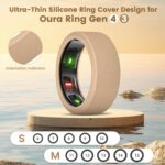 15 Pack Ultra-Thin Ring Covers Compatible with Oura Ring Gen 4/3 Cover, Anti-Scratch Silicone Protector Accessories for Women Men - Image 3