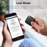 Hoxe Air Tracker, Key Finder Works with Find My (iOS Only), Bluetooth Tracker Tag for Keys, Luggage, Suitcase and Pets, Loud Beep, Worldwide Tracking, Replaceable Battery, 1-Pack - Image 6