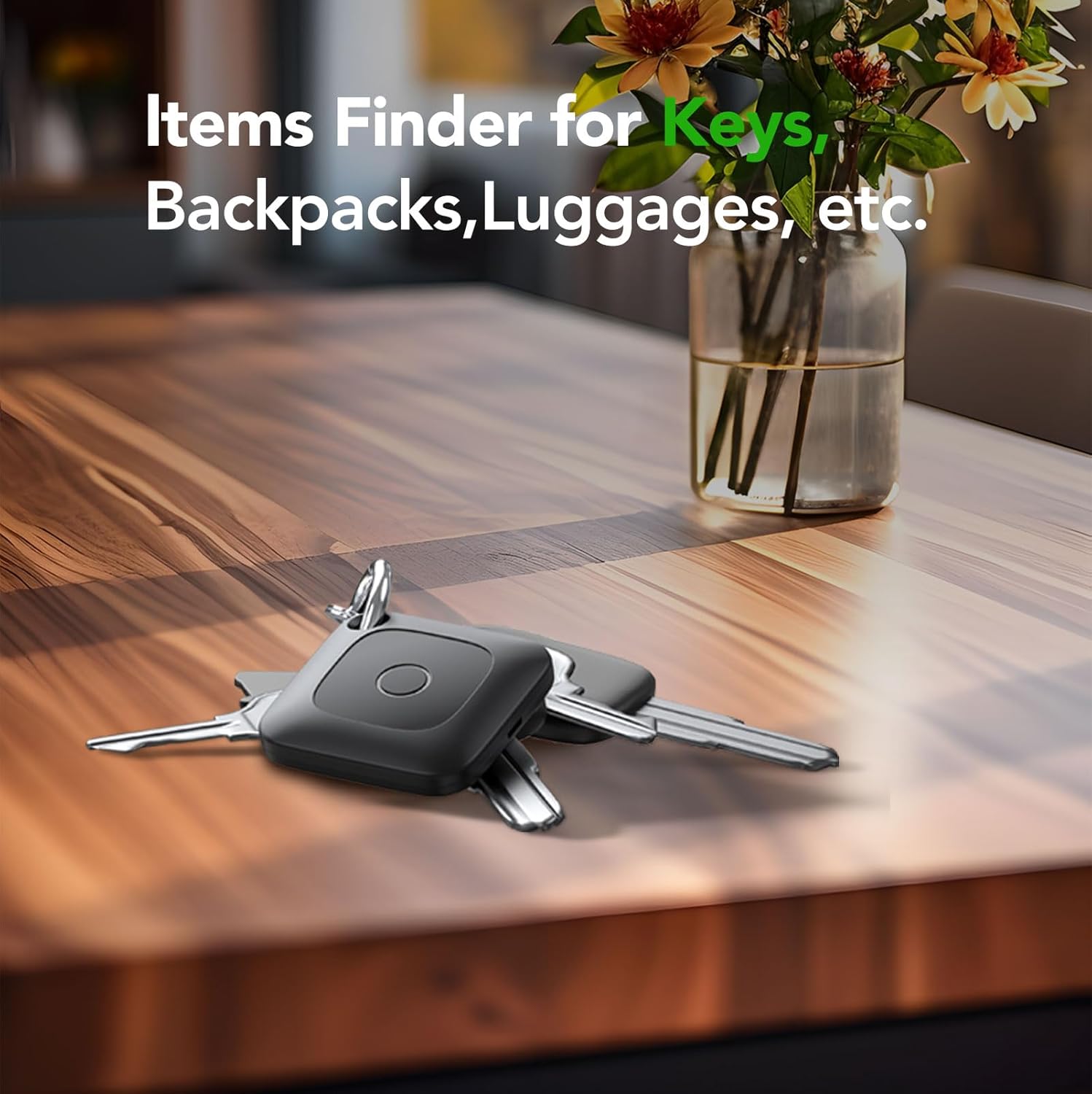 Hoxe Air Tracker, Key Finder Works with Find My (iOS Only), Bluetooth Tracker Tag for Keys, Luggage, Suitcase and Pets, Loud Beep, Worldwide Tracking, Replaceable Battery, 1-Pack - Image 7