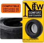 Velour Ear Pads for Virtuoso RGB Wireless SE XT Headset with Installation Clip Ring - Image 5