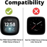 Necklace Compatible with Fitbit Versa 4/Fitbit Versa 3/Fitbit Sense 2/Sense Watch Fob Necklace Pendant Clip, Nylon Sport Strap for Fitbit SmartWatch Lanyard Keychain Pocket Adapter - Image 3