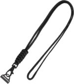 Necklace Compatible with Fitbit Versa 4/Fitbit Versa 3/Fitbit Sense 2/Sense Watch Fob Necklace Pendant Clip, Nylon Sport Strap for Fitbit SmartWatch Lanyard Keychain Pocket Adapter - Image 4