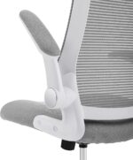 Serta Creativity Ergonomic Mesh Office Chair, Computer Desk Chair, Adjustable Armrest with Mid-Back Lumbar Support, Gray - Image 6