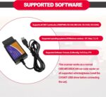 ELMconfig Scanner with MS CAN/HS CAN Switch Diagnosis on Windows with V1.5 PIC18F25K80 Chip for F150 F250 Car and Light Truck ELM327 OBD2 USB Adapter for Windows - Image 5