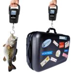 Fish Scale110lb/50kg Luggage Scale,Upgrade Large Handle & Backlit LCD Display, Suitcase Scale with Comfortable Handle & Large Hook & 2 AAA Batteries - Image 5