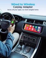 Wireless CarPlay Adapter for Apple iPhone (2025 Upgraded),Converts Wired to Carplay Wireless Adapter,Instant Connectivity,Compatible with Cars from 2017 & for iOS 10+ - Image 3