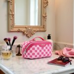 BOYATU Travel Makeup Bag for Women: Large Cosmetic Bag Set of 3 - Vegan Leather Make up Bag with Compartments - Compact Waterproof Toiletry Bag with Divider & Handle (09Red) - Image 9