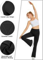Promover Bootcut Yoga Pants for Women High Waist Dress Pants Flare Leggings 29" 31" 33" Workout Pant for Casual Work - Image 4