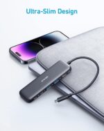 Anker USB C Hub, 332 USB-C Hub (5-in-1) with 4K HDMI Display, 5Gbps USB-C Data Port and 2 5Gbps USB-A Data Ports for MacBook Pro, MacBook Air, Lenovo Thinkpad and More (Pack of 10) - Image 6