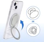 Magnetic Phone Ring Holder for PopSocket Kickstand for iPhone 12 13 14 15 Series Compatible with MagSafe Removable Phone Grip Stand - Image 5