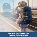 Unique Cervical Travel Pillow, Contour Shaped Memory Foam Neck Pillow - Ergonomic Pillow for Neck and Shoulder Pain - Versatile Camping Pillow - Image 7