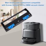 Replacement Brush Guards Covers Back Cover for Ecovacs DEEBOT T30S, T30S Comb, T30 PRO Omni, Yeedi C12 Pro Plus, M12 Pro+ Robot Vacuum Cleaner - Main Brush Holder Accessories Parts - Image 5