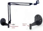 EMBER XLR Microphone Wall Mount, Mic Stand Arm Holder compatible with Blue Ember and Yeti Nano Microphone - Image 5