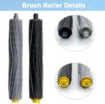14 Pack Roomba 800 900 Series Replacement Parts for irobot Roomba 805 960 860 861 866 870 880 890 900 960 980 981 985 Robot Vacuum, 2 Debris Extractor 6 Filters 6 Side Brushes & 6Screws - Image 4