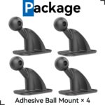 4 Pack Sticky 17mm Ball Mount for Car Mount Adhesive Replacement Magnetic Phone Holder MagSafe Mounting Base Dashboard Sticker 3M VHB Tape - Image 9