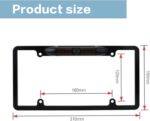 License Plate Frame Backup Camera, Rear View Camera with 8 LED, 170° Viewing Angle Night Vision Car Camera,Waterproof Backup Camera Vehicle Universal for Car,SUV,Truck - Image 5