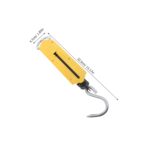 2pcs Gold Portable Luggage Weight Scale with Hook 100kg/220.5lb Capacity Mechanical Hanging Scale for Produce, Suitcase, and Fish Weighing for Easy Carrying - Image 3