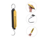 2pcs Gold Portable Luggage Weight Scale with Hook 100kg/220.5lb Capacity Mechanical Hanging Scale for Produce, Suitcase, and Fish Weighing for Easy Carrying - Image 9