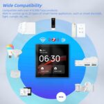 4 Inch Smart Home Control Panel, Smart Scene Wall Switch Panel with Voice/App Control & Built-in Zigbee, Multifunctional Smart Electrical Panel for Various Appliances Devices - Image 3