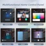 4 Inch Smart Home Control Panel, Smart Scene Wall Switch Panel with Voice/App Control & Built-in Zigbee, Multifunctional Smart Electrical Panel for Various Appliances Devices - Image 6