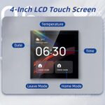 4 Inch Smart Home Control Panel, Smart Scene Wall Switch Panel with Voice/App Control & Built-in Zigbee, Multifunctional Smart Electrical Panel for Various Appliances Devices - Image 7
