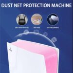 Dust Cover Net for PS5 Slim Console (Short Version), New PS5 Slim Heatsink Barrier Pets Hair Anti-dust Cover Dustproof for PlayStation 5 Slim Optical Drive/Digital Version Accessories.(Pink) - Image 3