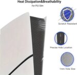 Dust Cover Net for PS5 Slim Console (Short Version), New PS5 Slim Heatsink Barrier Pets Hair Anti-dust Cover Dustproof for PlayStation 5 Slim Optical Drive/Digital Version Accessories.(Pink) - Image 6