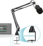 YOUSHARES Mic Arm Boom Arm - Microphone Arm for HyperX QuadCast QuadCast S SoloCast, Blue Yeti, Fifine AM8, Rode, Shure, Razer, Gaming Mic and Most Microphones using 3/8" to 5/8" Adapter - Image 3